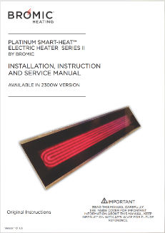 Platinum Smart Heat Electric SII Instruction Manual